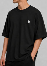 CLOSE SOCIETY - Ανδρικό oversized t-shirt Scare Me- Μαύρη STO-315
