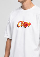 CLOSE SOCIETY - Ανδρικό oversized t-shirt - Λευκό STO-323