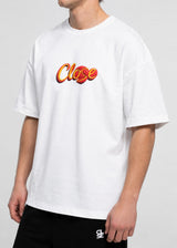 CLOSE SOCIETY - Ανδρικό oversized t-shirt - Λευκό STO-323