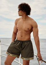 Ανδρικό μαγιό Tony Couper - SW24/8 - khaki gross swimshorts χακί