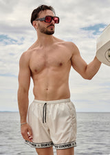 Ανδρικό μαγιό Tony Couper - SW24/8 - off white gross swimshorts λευκό