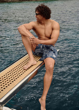 Ανδρικό μαγιό Tony Couper - SW24/4 - atlantis swimshorts cube logo μπλε