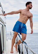 Ανδρικό μαγιό Tony Couper - SW24/5 - blue cube swimshorts μπλε