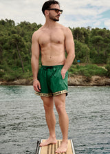 Ανδρικό μαγιό Tony Couper - SW24/8 - green gross swimshorts πράσινο