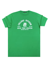 Ανδρική κοντομάνικη μπλούζα Tony couper - T24/70- college tee πράσινο