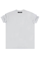 Ανδρική κοντομάνικη μπλούζα - Tony Couper - T25/18 - ice diamond logo loose fit t-shirt ανοιχτό γκρι