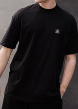 Ανδρική κοντομάνικη μπλούζα Tony Couper - T25/12 - black cube regular fit μαύρο