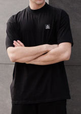 Ανδρική κοντομάνικη μπλούζα Tony Couper - T25/12 - black cube regular fit μαύρο