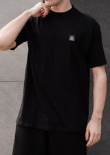 Ανδρική κοντομάνικη μπλούζα Tony Couper - T25/12 - black cube regular fit μαύρο