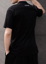 Ανδρική κοντομάνικη μπλούζα Tony Couper - T25/12 - black cube regular fit μαύρο