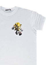 Ανδρική κοντομάνικη μπλούζα Tony couper - TC25/8- White Speedtest Loose fit