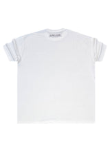 Ανδρική κοντομάνικη μπλούζα Tony couper - TC25/8- White Speedtest Loose fit