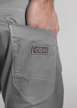 Ανδρικό παντελόνι Cosi Jeans-67-TIAGO 95- pants regular fit elasticated grigio
