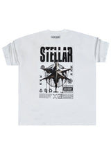 Ανδρική κοντομάνικη μπλούζα Tony couper - TO25/13 - stellar oversized t-shirt εκρού