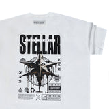 Ανδρική κοντομάνικη μπλούζα Tony couper - TO25/13 - stellar oversized t-shirt εκρού