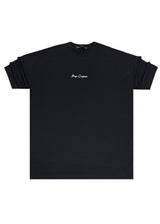 Ανδρική κοντομάνικη μπλούζα Tony couper - TO25/15 - black letters oversized t-shirt μαύρο