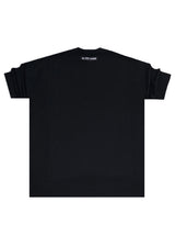 Ανδρική κοντομάνικη μπλούζα Tony couper - TO25/15 - black letters oversized t-shirt μαύρο