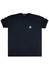 Ανδρική κοντομάνικη μπλούζα Tony couper - TO25/19 - diamond oversized t-shirt μαύρο