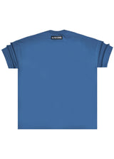 Ανδρική κοντομάνικη μπλούζα Tony couper - TO25/19 - diamond oversized t-shirt πετρόλ