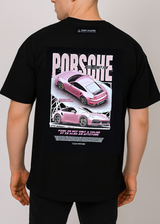 Ανδρική κοντομάνικη μπλούζα Tony couper - TO25/2 - porsche oversized t-shirt μαύρο