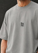 Tony couper - Ανδρικό t-shirt oversized fit - Γκρι TO25/26