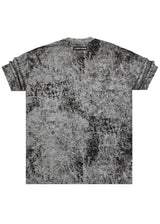 Ανδρική κοντομάνικη μπλούζα Tony couper - TO25/5 - tie dye oversized t-shirt μαύρο