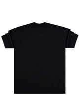 Tony couper Ανδρική κοντομάνικη μπλούζα μαύρη oversized t-shirt Cube Black TO26/15-black