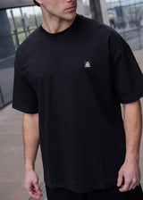 Tony couper Ανδρική κοντομάνικη μπλούζα μαύρη oversized t-shirt Cube Black TO26/15-black