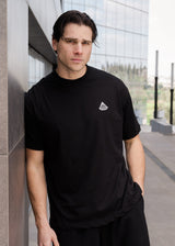 TONY COUPER Ανδρική κοντομάνικη μπλούζα μαύρη Tokyo TO26/7-black