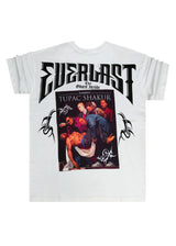 Κοντομάνικη μπλούζα Jcyj - TRM475 - 2 pac logo λευκό