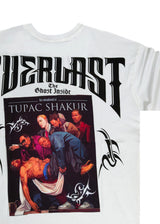 Κοντομάνικη μπλούζα Jcyj - TRM475 - 2 pac logo λευκό