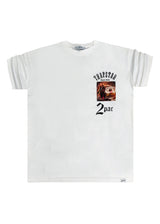 Κοντομάνικη μπλούζα Jcyj - TRM475 - 2 pac logo λευκό