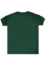 Ανδρική κοντομάνικη μπλούζα Close society - TS-700CL - white logo tee - πράσινο