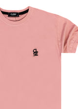 Ανδρική κοντομάνικη μπλούζα Close society - TS-700CL - black logo tee - σομόν