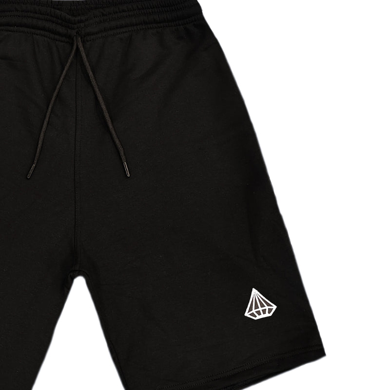 Τony couper  - V24/4 -  diamond shorts - black