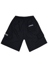 Ανδρική βερμούδα κάργκο Tony Couper - V25/2 - basic cargo oversize shorts μαύρο