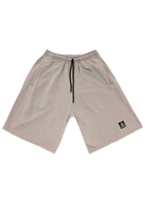 Ανδρική βερμούδα Tony Couper - V25/5 - grey rock black cube logo shorts ανοιχτό καφέ