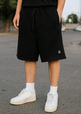 Ανδρική βερμούδα Tony Couper - V25/5 black cube shorts μαύρο