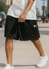 Ανδρική βερμούδα κάργκο Tony Couper - V25/2 - basic cargo oversize shorts μαύρο