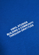 Ανδρικό μακρυμάνικο φούτερ με κουκούλα Vinyl Art Clothing -43434-66 - Studios v beat hoodie cotton oversized μπλέ