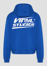 Ανδρικό μακρυμάνικο φούτερ με κουκούλα Vinyl Art Clothing -43434-66 - Studios v beat hoodie cotton oversized μπλέ