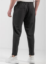 Ανδρικό υφασμάτινο παντελόνι - VITTORIO - 500-25-ARZANO - fabric pants regular fit μαύρο