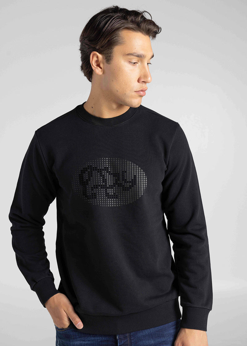 Ανδρικό μακρυμάνικο φούτερ Cosi jeans - 64-W24-50 - logo μαύρο