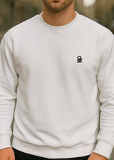 Ανδρικό φούτερ Close society - W25-100 -black logo sweatshirt λευκό