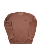 Ανδρικό φούτερ Close society-W25-400- brown logo sweatshirt καφέ