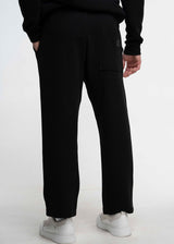 Ανδρικό παντελόνι Close Society-WAFFLE PANTS-black simple oversized pants μαύρο
