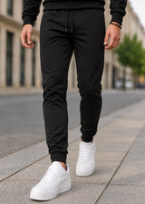 Ανδρική φόρμα χωρίς χνούδι GUF - X-2201B-1-elegant pants μαύρο