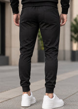 GUF CLOTHING - Ανδρική φόρμα με χνούδι - Μαύρη X-51001B