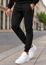 GUF CLOTHING - Ανδρική φόρμα με χνούδι - Μαύρη X-51001B