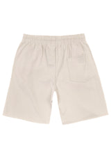 Ανδρική βερμούδα GUF - XY-6082B - sportteam logo athletic regular shorts μπεζ
